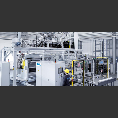 Lines for stretch wrap film